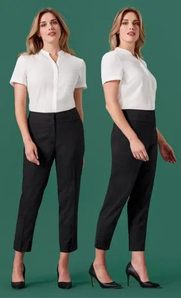 Biz Corporate Women's Renew 7/8 Mid-Waist Slim Leg Pant RGP406L Biz Corporates